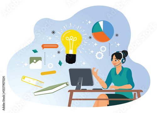 Business idea, web development, online earning idea, technological innovations.