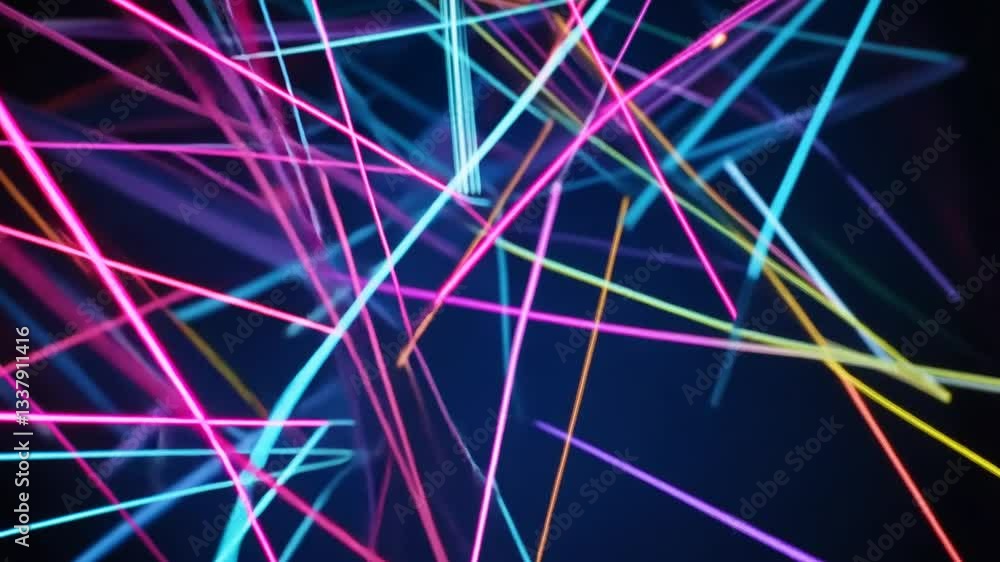 Colorful illuminated lines in dynamic motion creating abstract modern background Colorful illuminated lines in dynamic motion creating abstract modern background