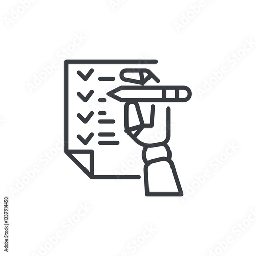 Task Automation line icon