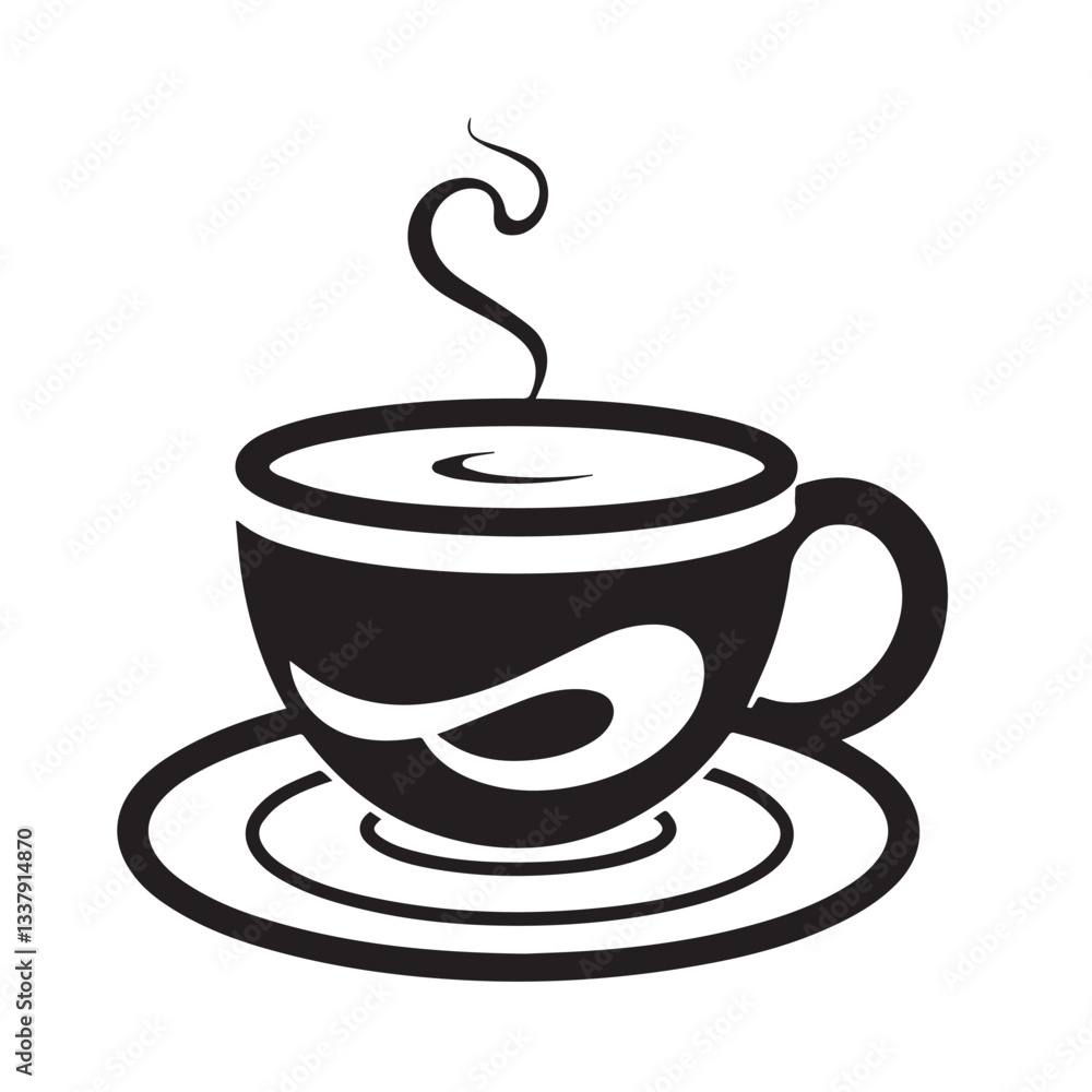 Obraz premium Tea cup vector