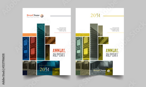 Modern Annual Report Template / 2