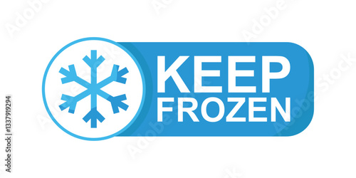 Keep frozen label.