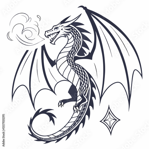 Wallpaper Mural dragon Torontodigital.ca