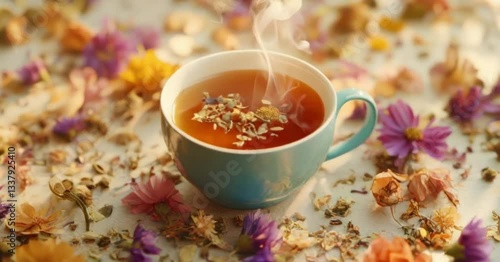  A cup of herbal tea