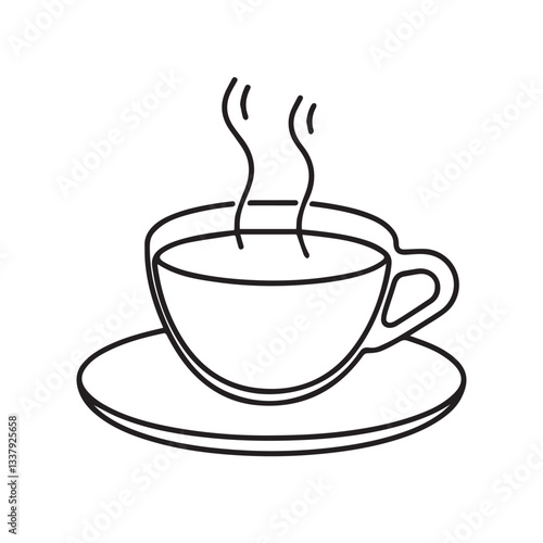 Tea cup vector