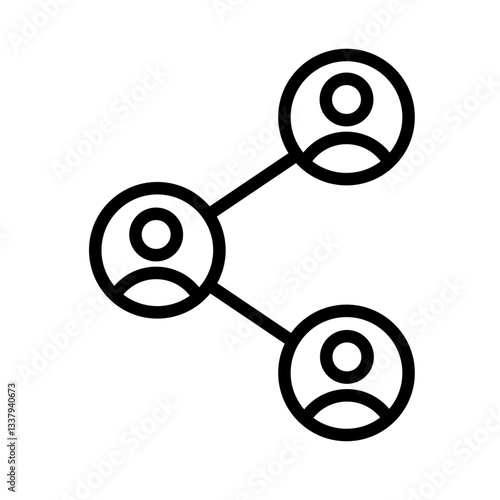 data sharing vector icon