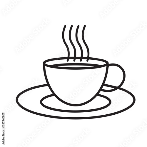 Tea cup vector