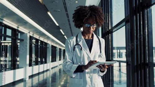 The Doctor Using Tablet