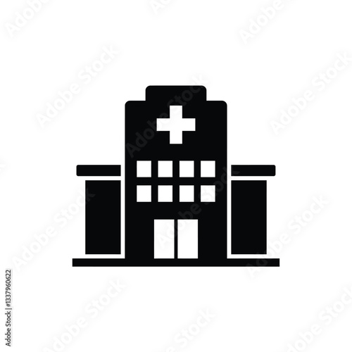Hospital infirmary icon