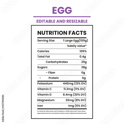 nutrition facts nutrition facts Label supplement facts nutrition Label egg