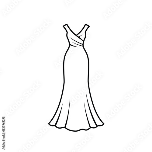 white wedding dress