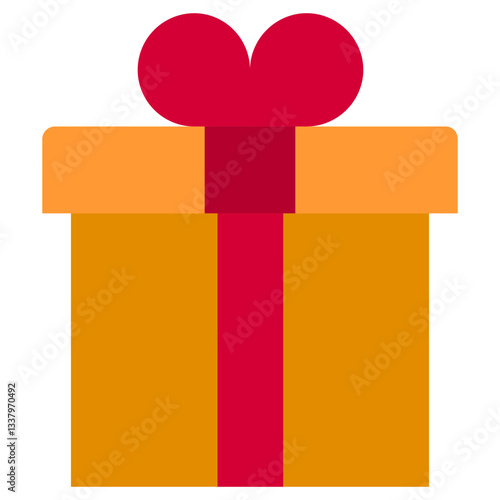 Gift Flat Icon Style Icon, Business and Marketing Flat Icon Style Icon