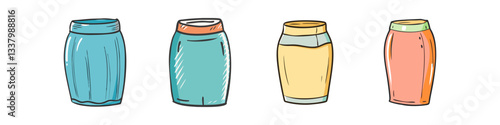 pencil skirt icon, pencil skirt vector illustration-simple illustration of pencil skirt, perfect for pencil skirt logos and icons