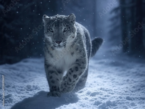 Snow leopards in the wild