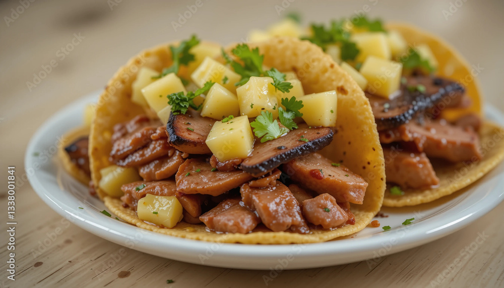 Tropical Pork Tacos with Pineapple Tropical Pork Tacos with Pineapple