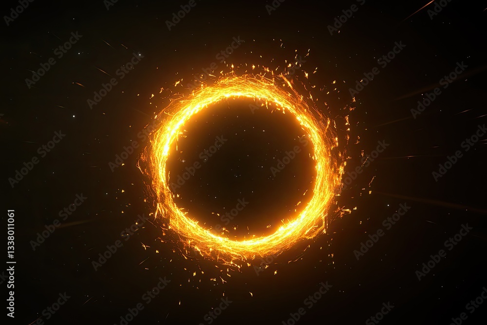 The Enigmatic Golden Ring of Fire A Cosmic Gate to Elsewhere The Enigmatic Golden Ring of Fire A Cosmic Gate to Elsewhere