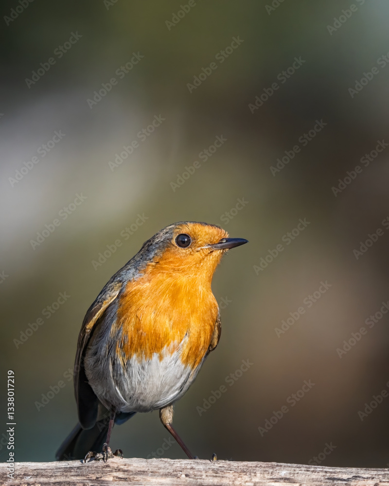 Fototapeta premium robin on a branch