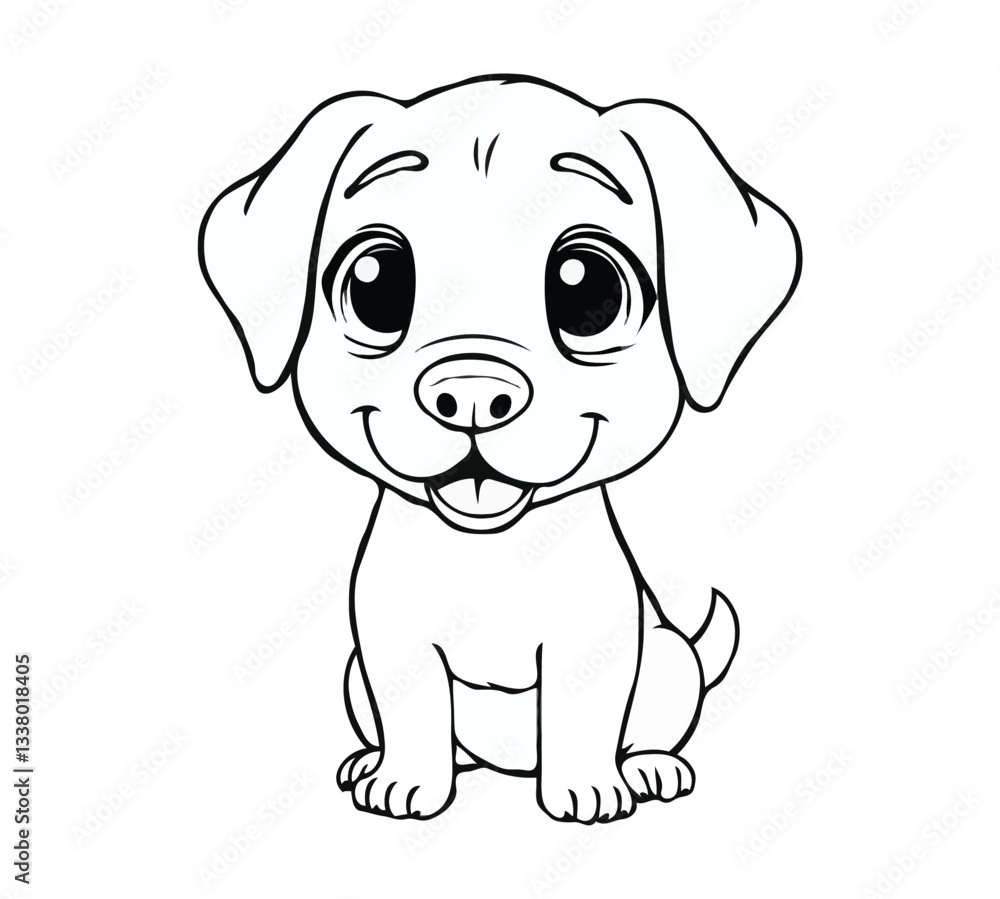 Cute dog vector Cute dog vector