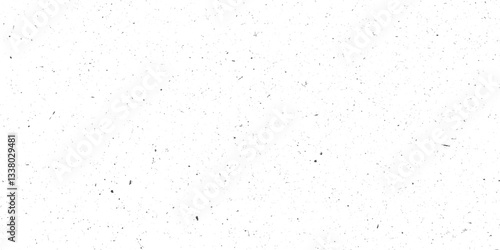 Speckle grain dot white paper noise texture with distress effect vector illustration pattern background. Dirty or dust film grain speck grit grunge overlay on white background grain noise particles.