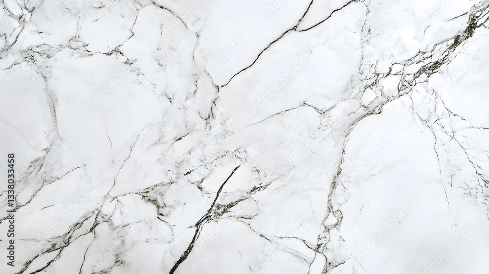 White Marble Texture Background - Natural Stone Pattern with Grey Veins White Marble Texture Background - Natural Stone Pattern with Grey Veins