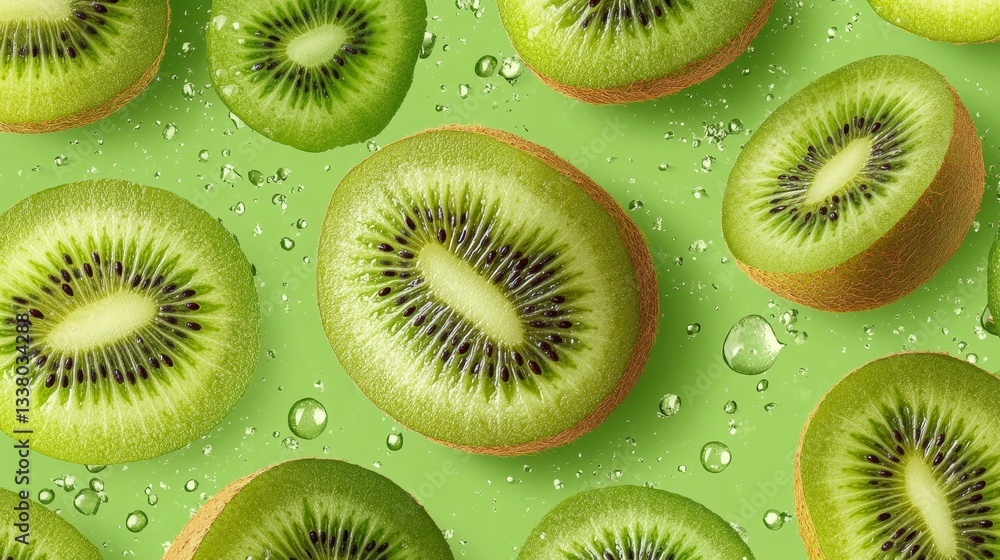 Fototapeta premium Kiwi fruit background