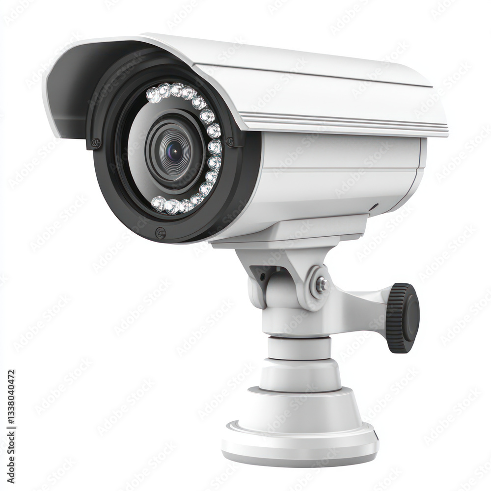 security camera isolated on white security camera isolated on white