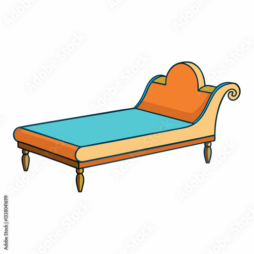 daybed on white background