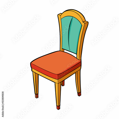 dining chair on white