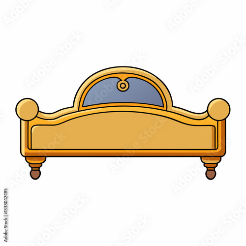 footboard isolated on white background