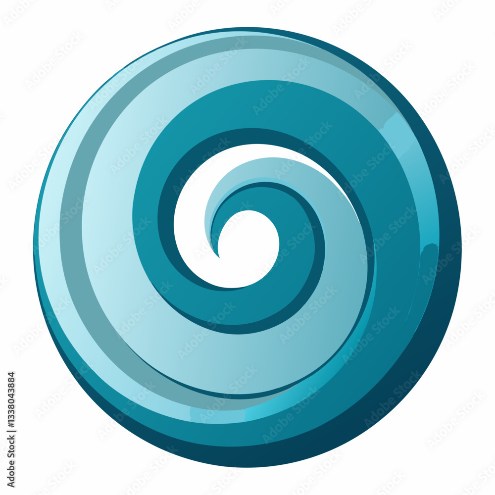 spiral shape with smooth transitions spiral shape with smooth transitions
