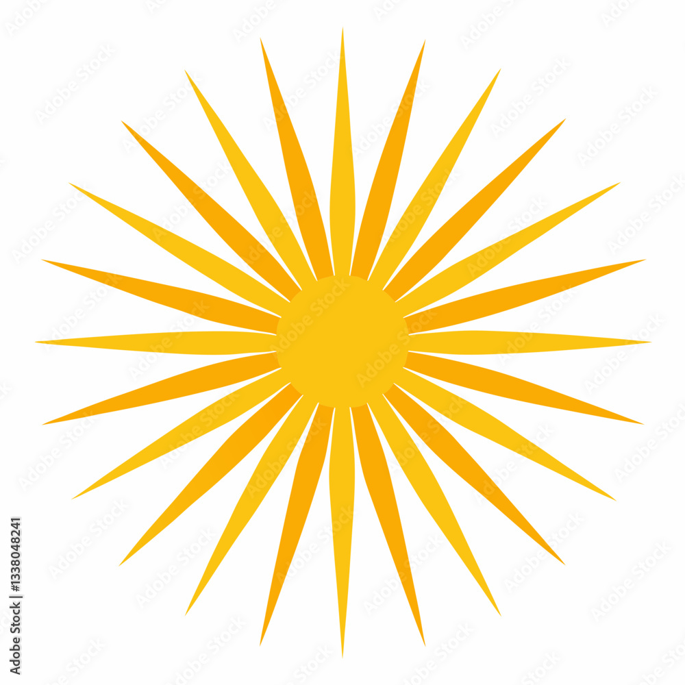 radiant sunburst with clean symmetry radiant sunburst with clean symmetry