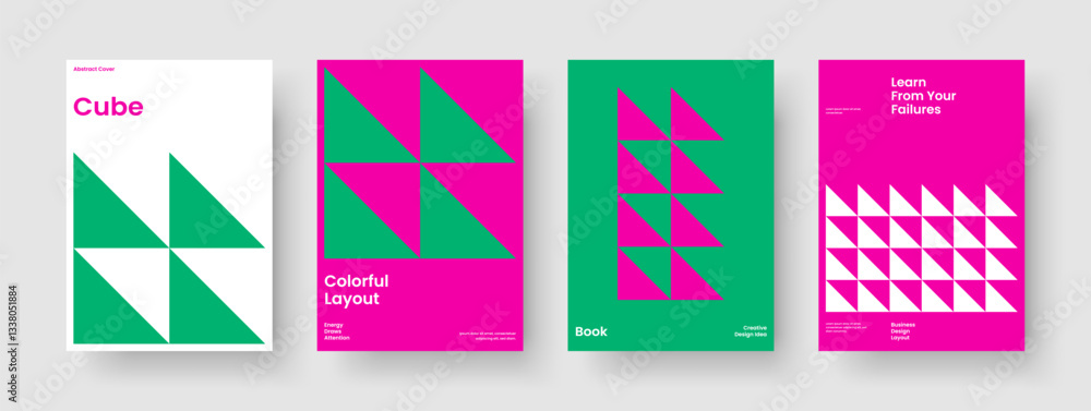 Obraz premium Abstract Book Cover Layout. Creative Banner Design. Modern Report Template. Brochure. Background. Poster. Business Presentation. Flyer. Advertising. Magazine. Pamphlet. Handbill. Catalog. Journal