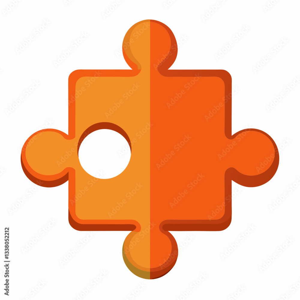 Obraz premium 3d puzzle piece