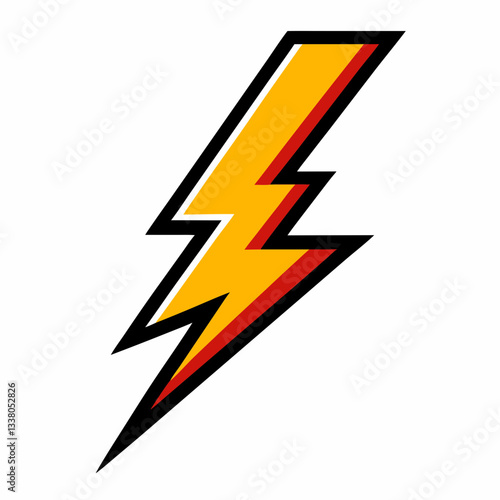 Free Download angular lightning strike with bold contrast - GFXLoad