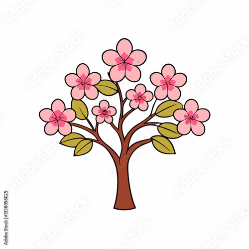 dogwood tree with leaves