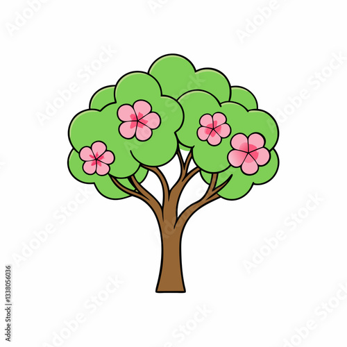 dogwood tree with leaves