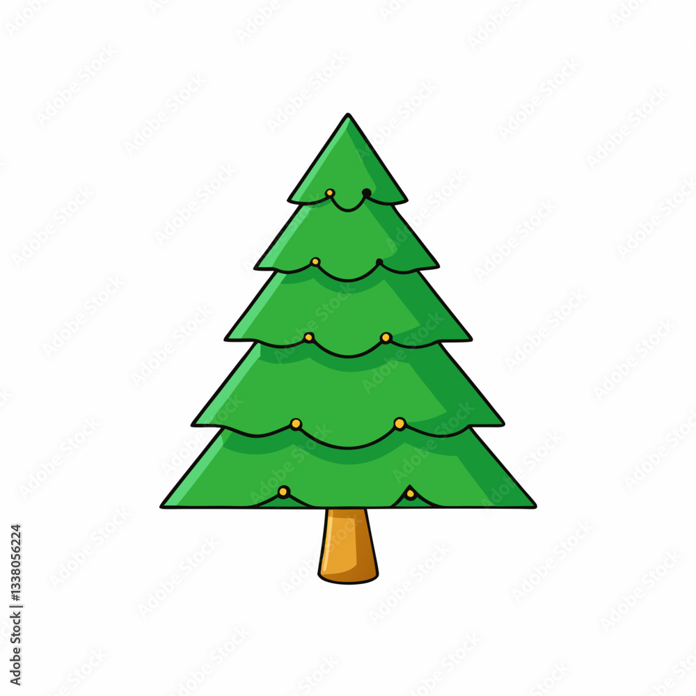 fir tree vector illustration fir tree vector illustration