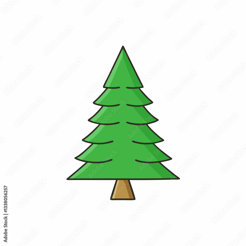 fir tree vector illustration fir tree vector illustration