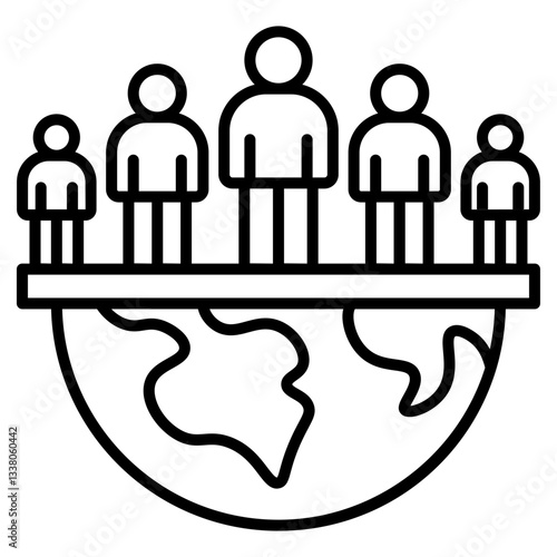 Vector set of thin linear 50 icons, related to public service technology for intelligent urbanism, smart city and urban development. Mono line pictograms and infographics design elements.by handoko