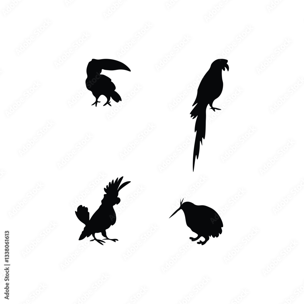 Fototapeta premium Bird Silhouette