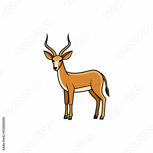 antelope vector illustration