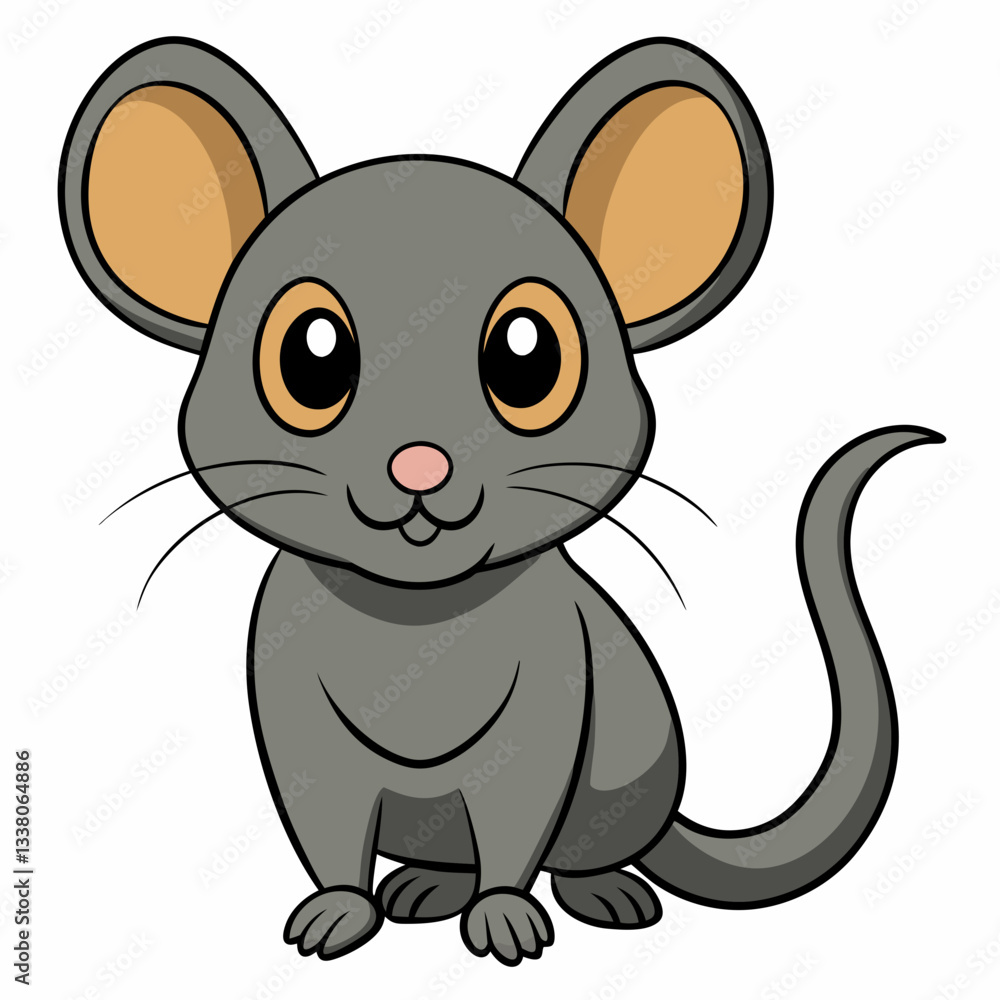 Fototapeta premium dormouse cartoon vector