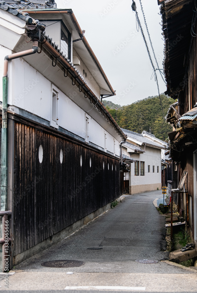 日本の古い町並み