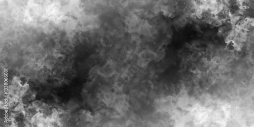 Abstract smoke on black and Fog background. Isolated black background. fume overlay design and smoky effect for photos design.	