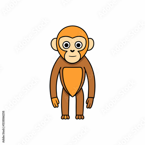 gibbon isolated on white