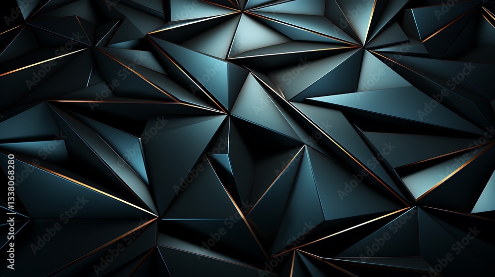 Abstract Dark Triangles: A Digital Masterpiece of Geometric Design Abstract Dark Triangles: A Digital Masterpiece of Geometric Design