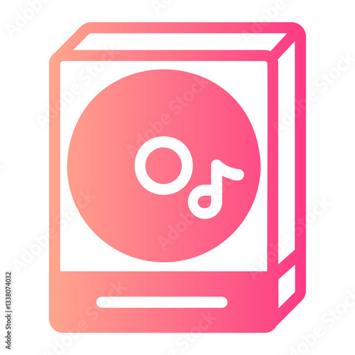 cd player gradient icon