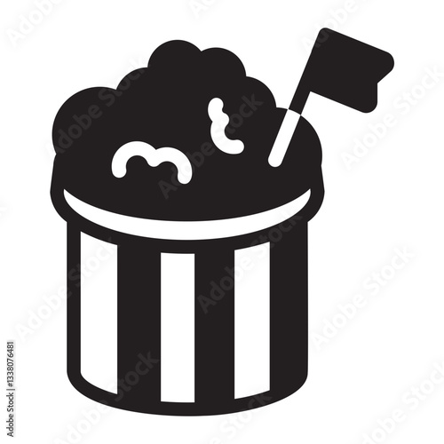 Popcorn  glyph icon