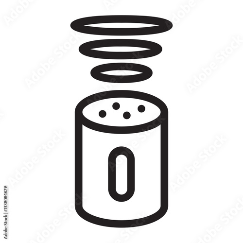 Speaker line icon
