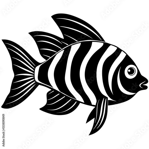zebra fish silhouette